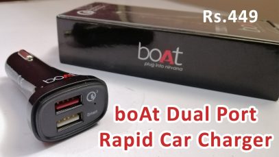 boAt Dual Port Rapid Car Charger  Unboxing & Review