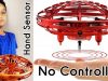 UFO Drone that Fly’s by Sensing Your Hands! – No Transmitter – No App